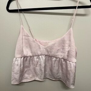 Aritzia Wilfred Lover Pink Camisole Top
